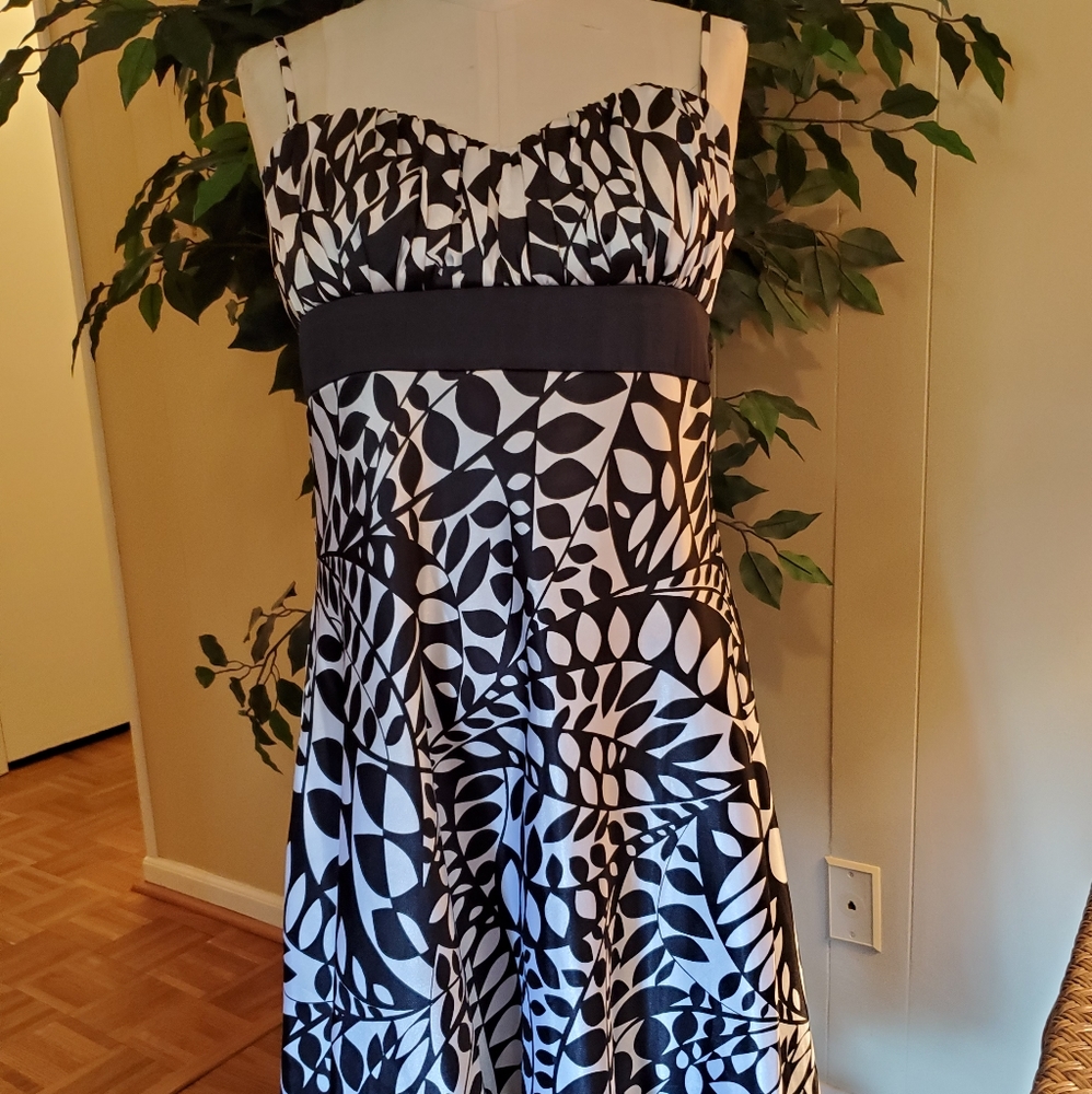 Ladie's blk/white Dress